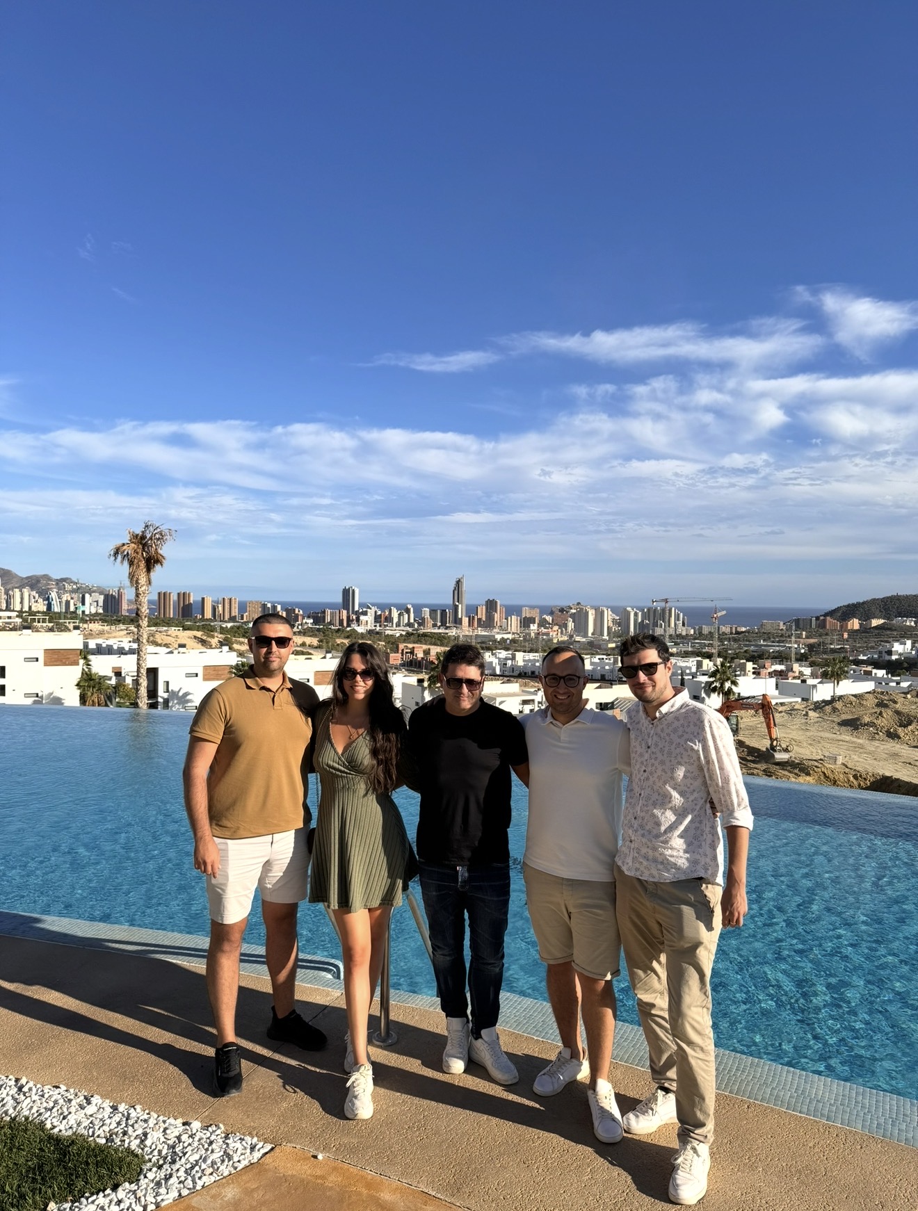 Clients at property